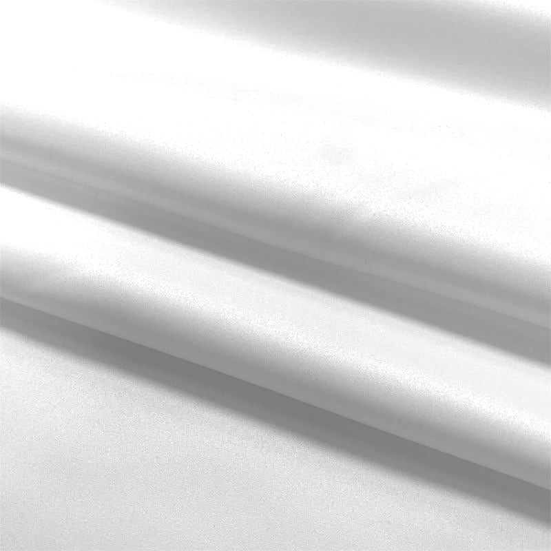 VIT DULL WEDDING SATIN – MATT BRÖLLOPSSATIN MED MJUKT FALL