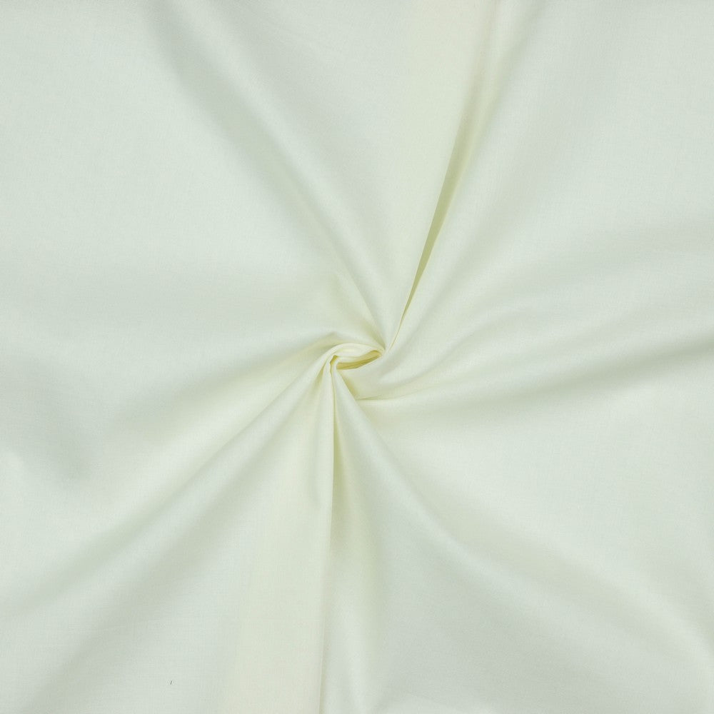 ECRU ØKOLOGISK LET SEMI TRANSPARENT VOILE STOF AF BOMULD