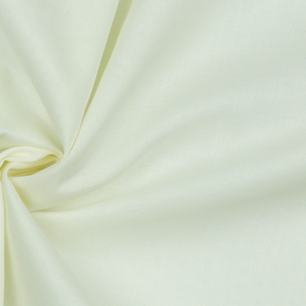 ECRU ØKOLOGISK LET SEMI TRANSPARENT VOILE STOF AF BOMULD