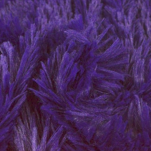 MØRKEBLÅ LANGHÅRET PLYS – 30 MM LUV & ENVEJS STRÆK