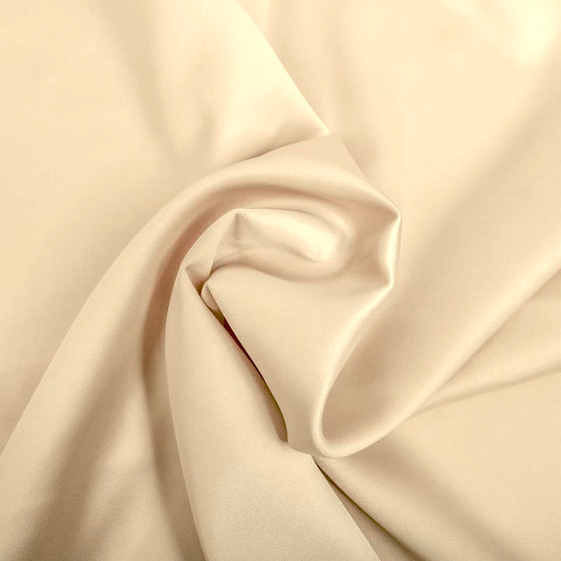 CHAMPAGNEFÄRGAD MATT SATIN MED STRETCH – 2-VÄGSSTRETCH & MATT LYSTER