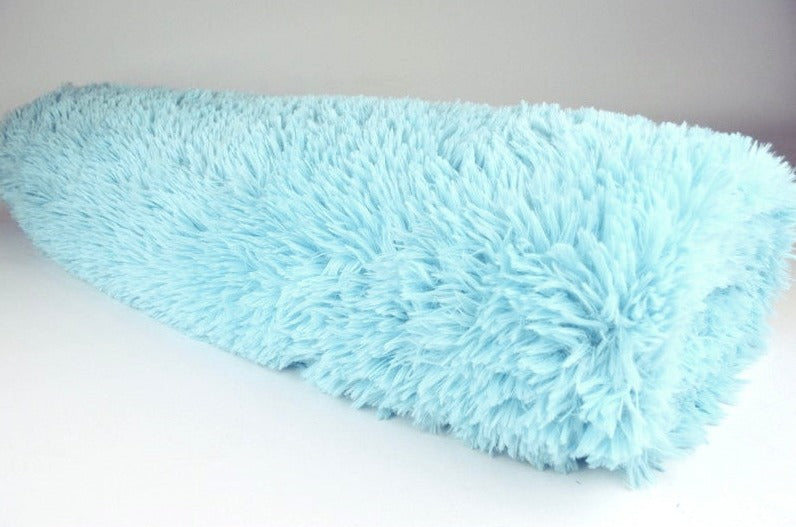 LYSEBLÅ LANGHÅRET PLYS – 30 MM LUV & ENVEJS STRÆK