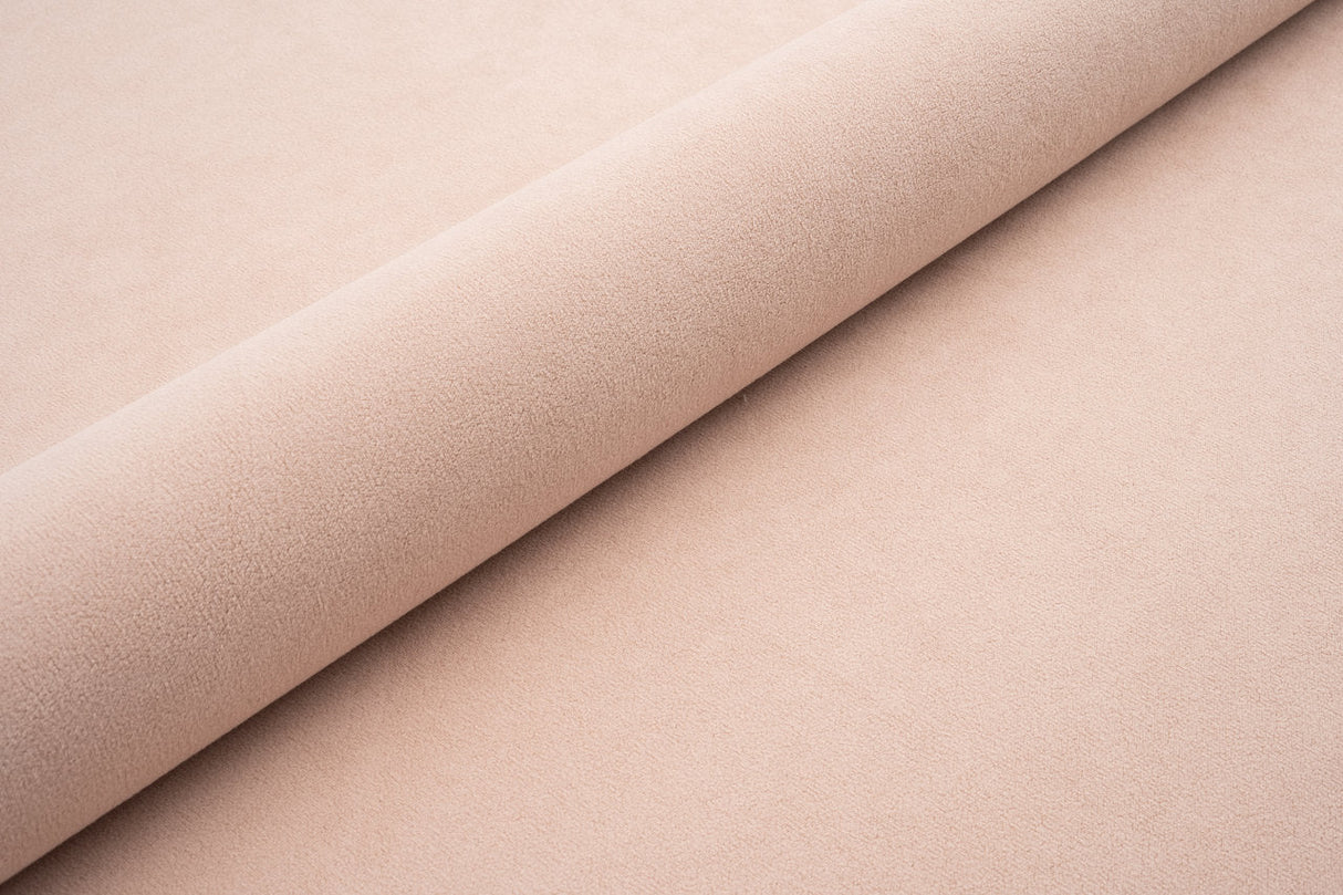 PUDERROSA TJOCK MATT SAMMET MED FLEECEBOTTEN