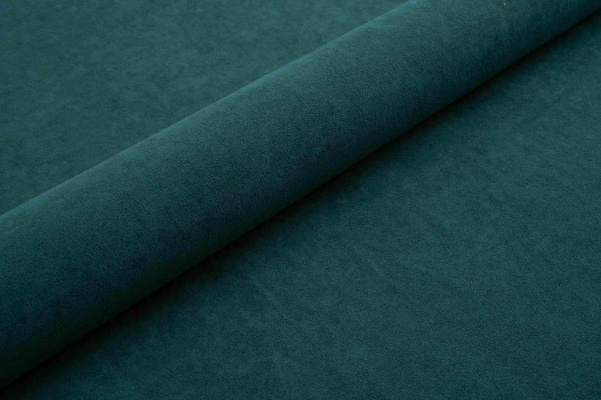 FLASKGRÖN TJOCK MATT SAMMET MED FLEECEBOTTEN