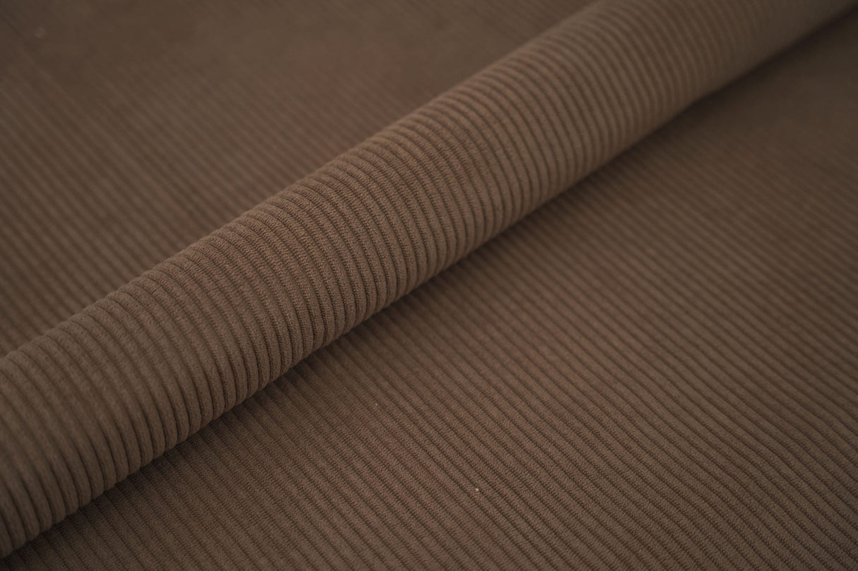 DOV BRUN CORD MÖBELTYG – 5 MM RIBBAD SAMMET