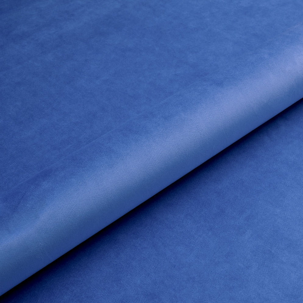 CERULEANBLÅ LET OG SLIDSTÆRK MØBELVELOUR