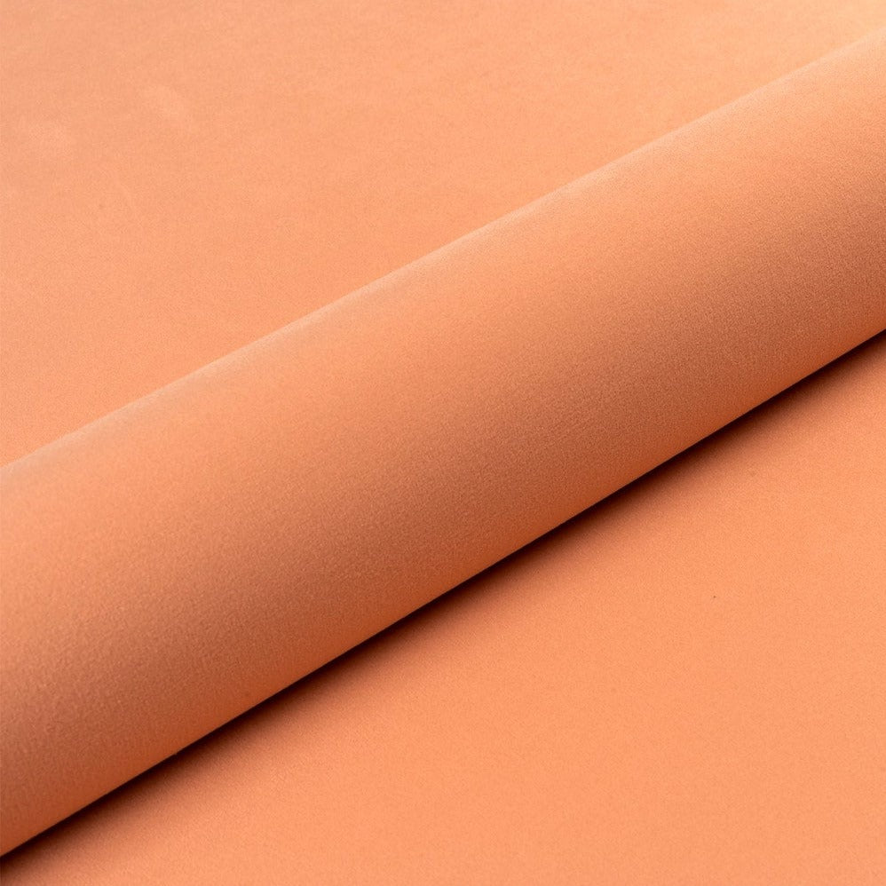 PERSIKOFÄRGAD LÄTT OCH SLITSTARK MÖBELVELOUR