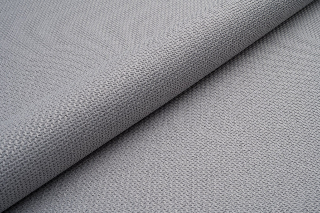 SØLVGRÅ BRAID MØBELSTOF – TYK FLETVÆV