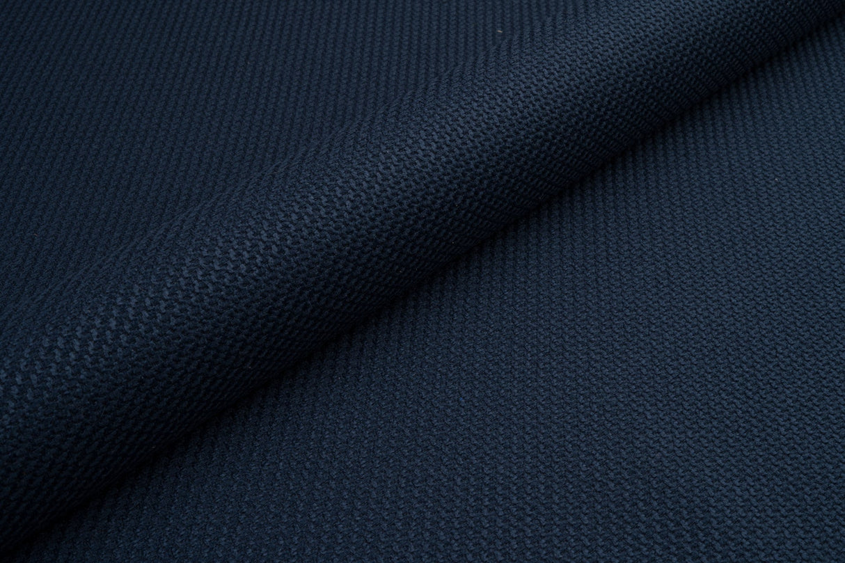 MARINEBLÅ BRAID MØBELSTOF – TYK FLETVÆV
