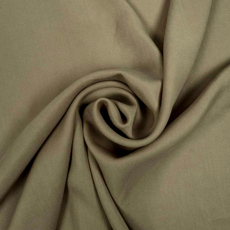DRIVTØMMERBRUN TENCEL™ TWILL – BLØD, ÅNDBAR & SMIDIG DRAPERING