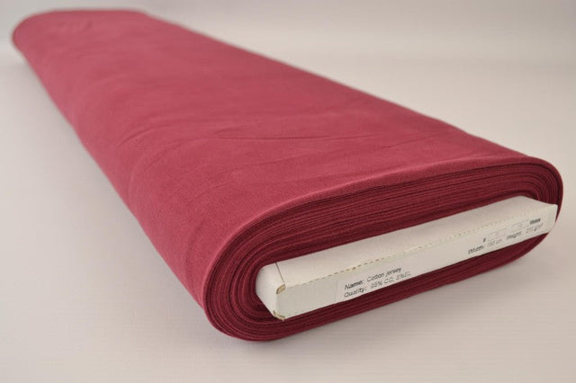 BORDEAUX BOMULLSJERSEY – NATURLIG, ANDNINGSBAR & STRETCHIG