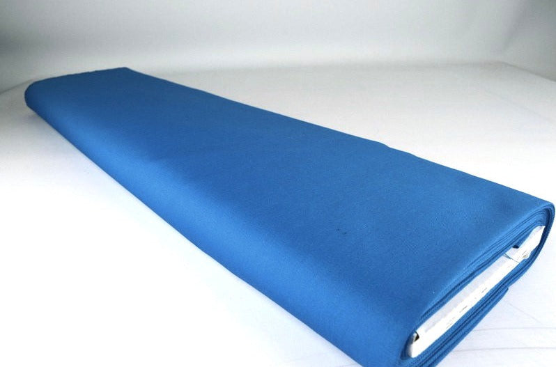 PETROLEUMSBLÅ BOMULDSTWILL – KRAFTIG & FORMSTABIL