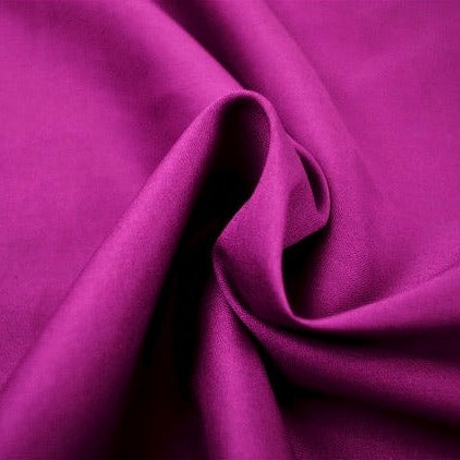 VIOLETT BOMULLSPOPLIN – TÄTT VÄVT BOMULLSTYG