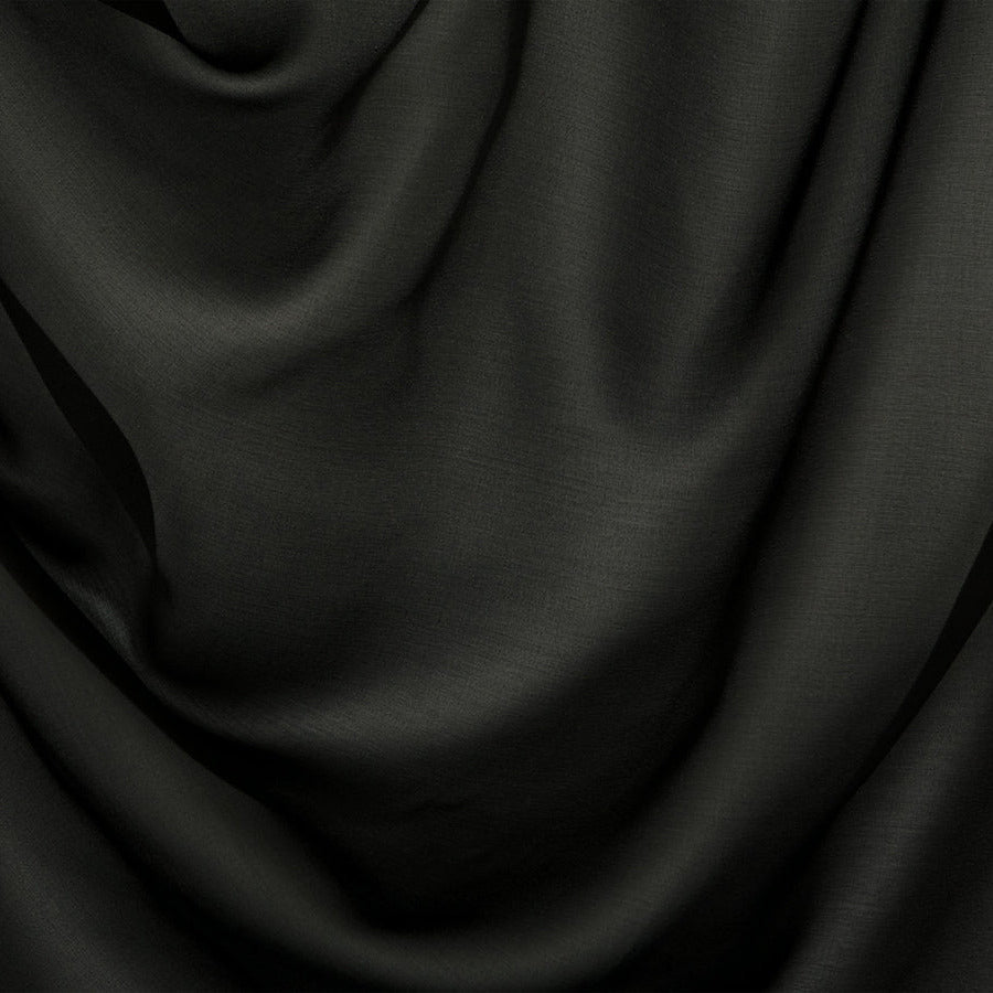 BRANDHÆMMENDE CHIC CHIFFON STOF TIL GARDINER - SORT