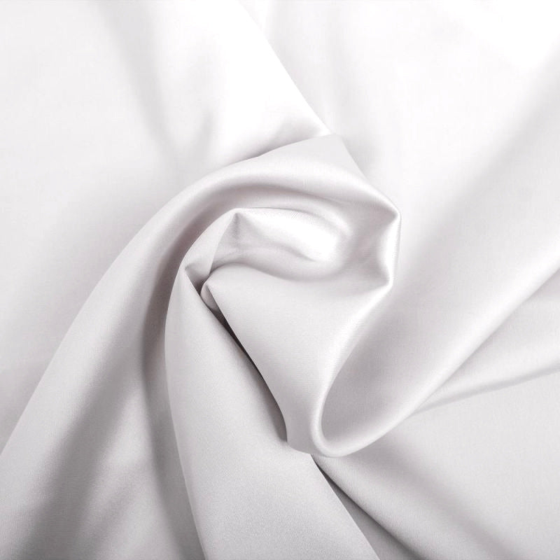 VIT MATT SATIN MED STRETCH – 2-VÄGSSTRETCH & MATT LYSTER