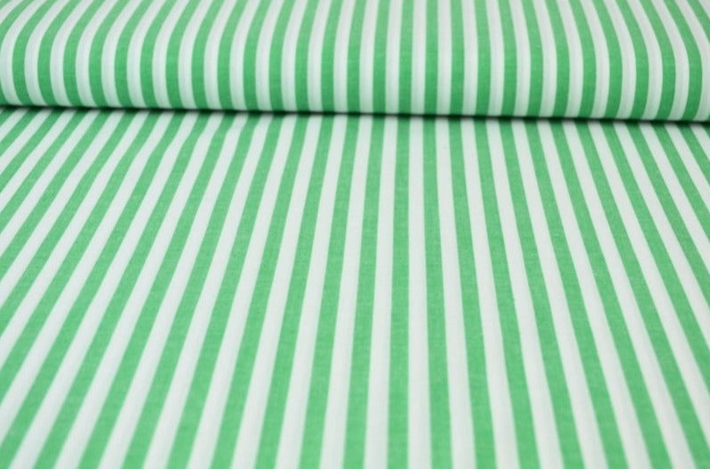 LJUSGRÖN 6,5 MM GINGHAM RÄNDER – OEKO-TEX BOMULL, LÄTT & ANDNINGSBART