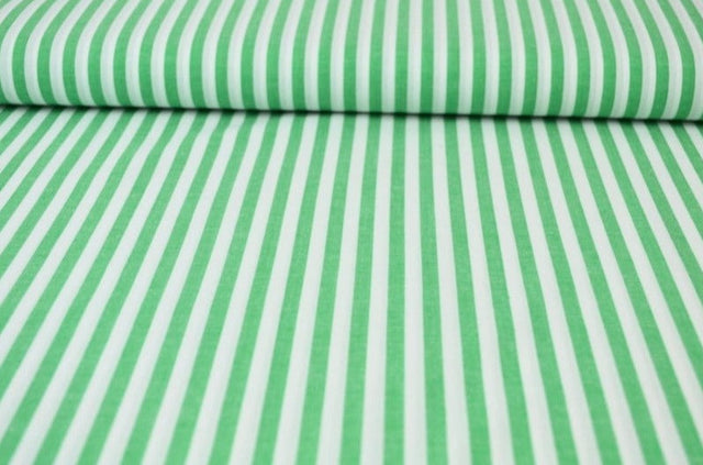 LJUSGRÖN 6,5 MM GINGHAM RÄNDER – OEKO-TEX BOMULL, LÄTT & ANDNINGSBART