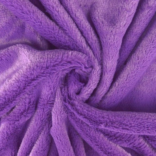 LILA MJUK PLYSCH – 10 MM LUGG & TVÄRSGÅENDE STRETCH