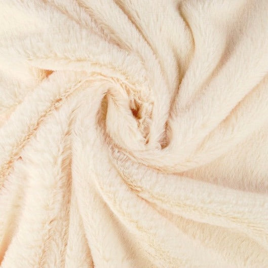 CHAMPAGNE MJUK PLYSCH – 10 MM LUGG & TVÄRSGÅENDE STRETCH