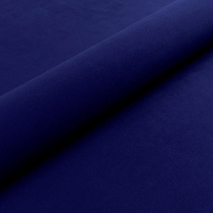 KUNGSBLÅ LÄTT OCH SLITSTARK MÖBELVELOUR
