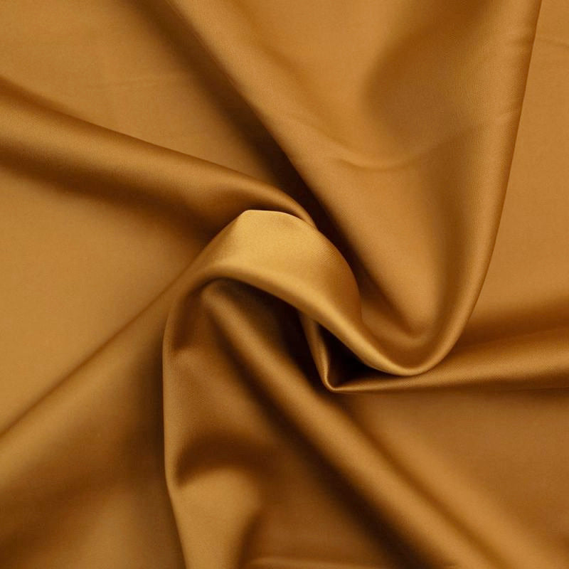 KOPPARFÄRGAD MATT SATIN MED STRETCH – 2-VÄGSSTRETCH & MATT LYSTER