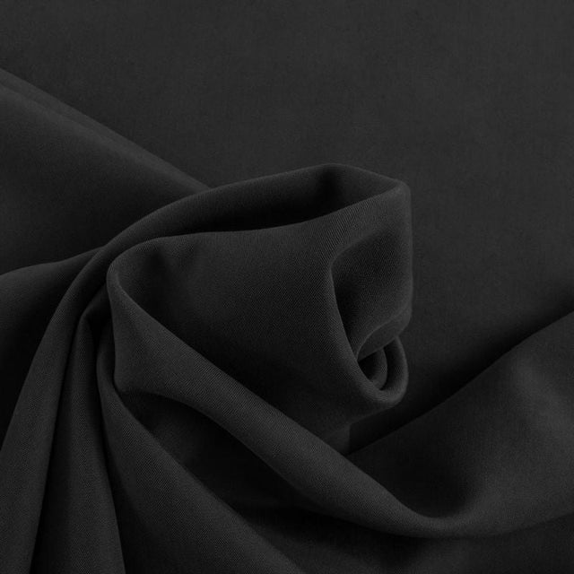 SVART TENCEL™ MODAL – TÄTVÄVD, MJUK & ANDANDE METERVARA