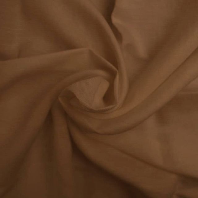LJUSBRUN TENCELLINO (TENCEL™/LINNE) – MJUK TWILLVÄVD KVALITET