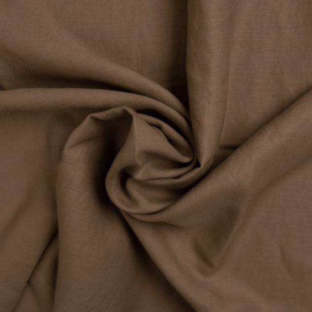 MÖRK NATURFÄRGAD TENCELLINO (TENCEL™/LINNE) – MJUK TWILLVÄVD KVALITET
