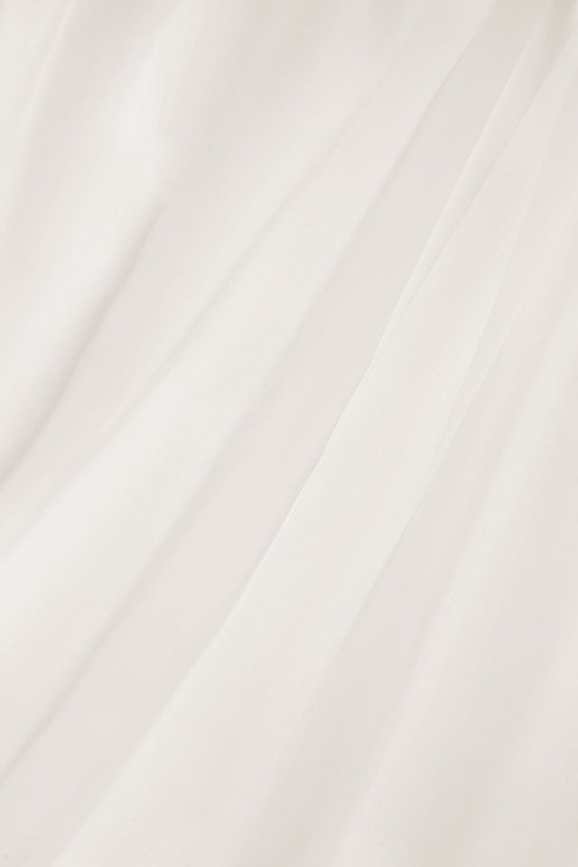 BRANDHÄMMANDE SEMITRANSPARENT VOILE FÖR GARDINER (420 CM) - ECRU