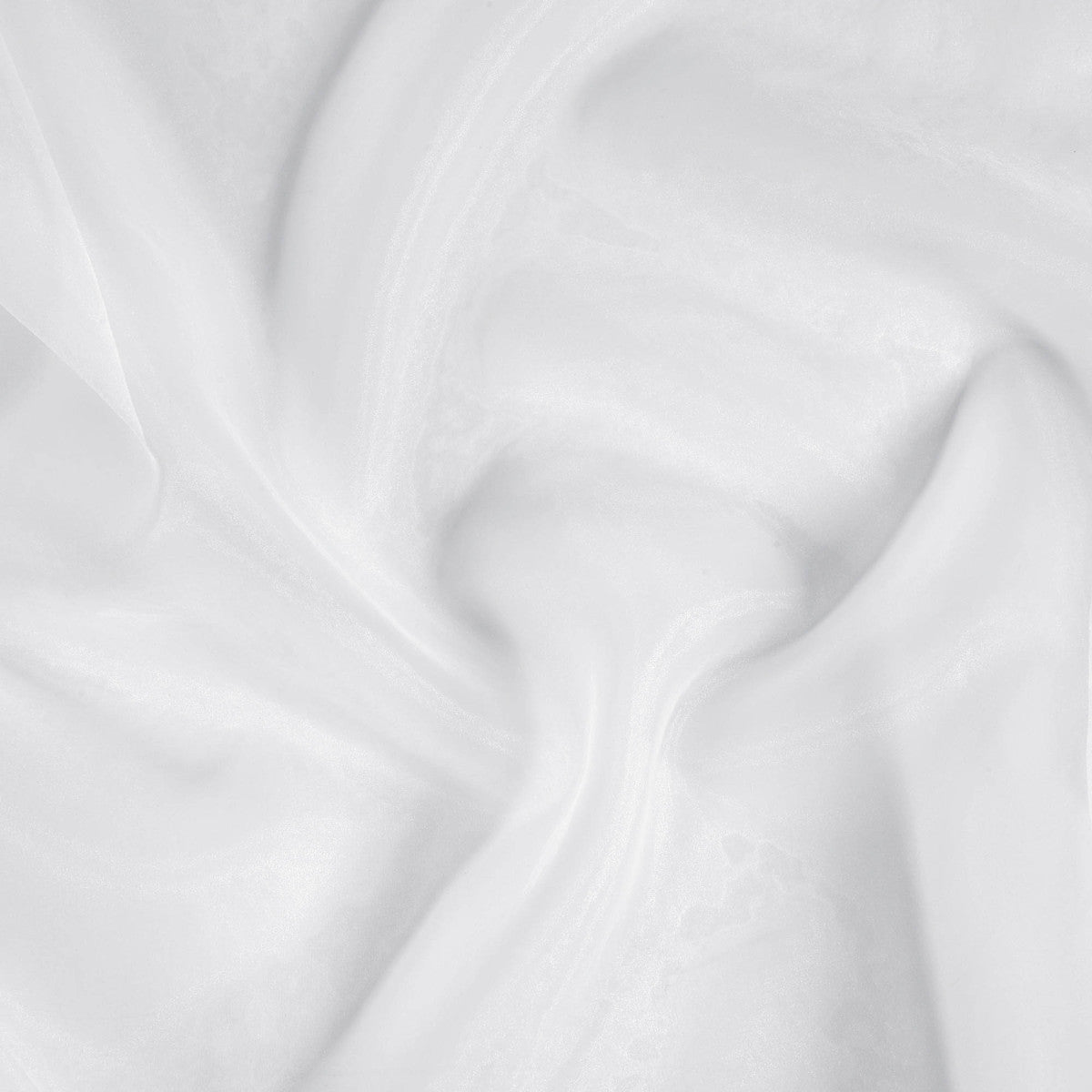 BRANDHÄMMANDE ORGANZA GARDINTYG - VIT