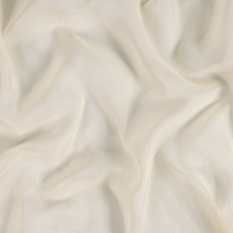 BRANDHÄMMANDE SEMI-TRANSPARENT NATURLIG GARDINTYG – ECRU