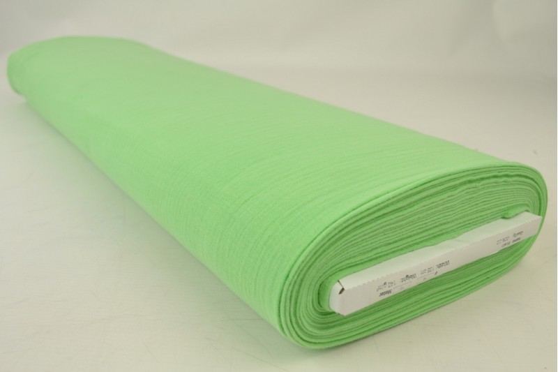 LIMEGRÖN DOUBLE GAUZE MUSSLIN – MJUK & ANDNINGSBAR