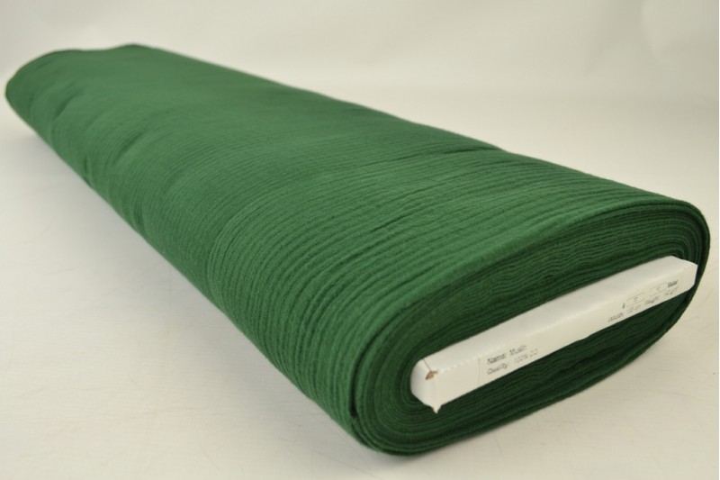 MÖRKGRÖN DOUBLE GAUZE MUSSLIN – MJUK & ANDNINGSBAR