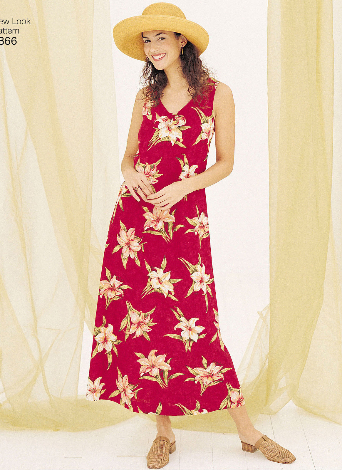 NEW LOOK SYMØNSTER TIL A-FORMET KJOLE I FEM VARIANTER