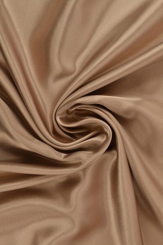 BEIGE SATIN TYG – LÄTT & GLANSIGT