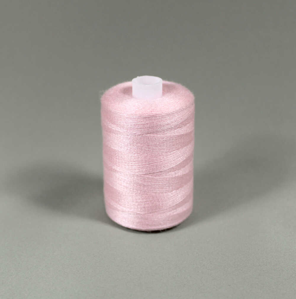 PASTEL LYSERØD STÆRK POLYESTER SYTRÅD