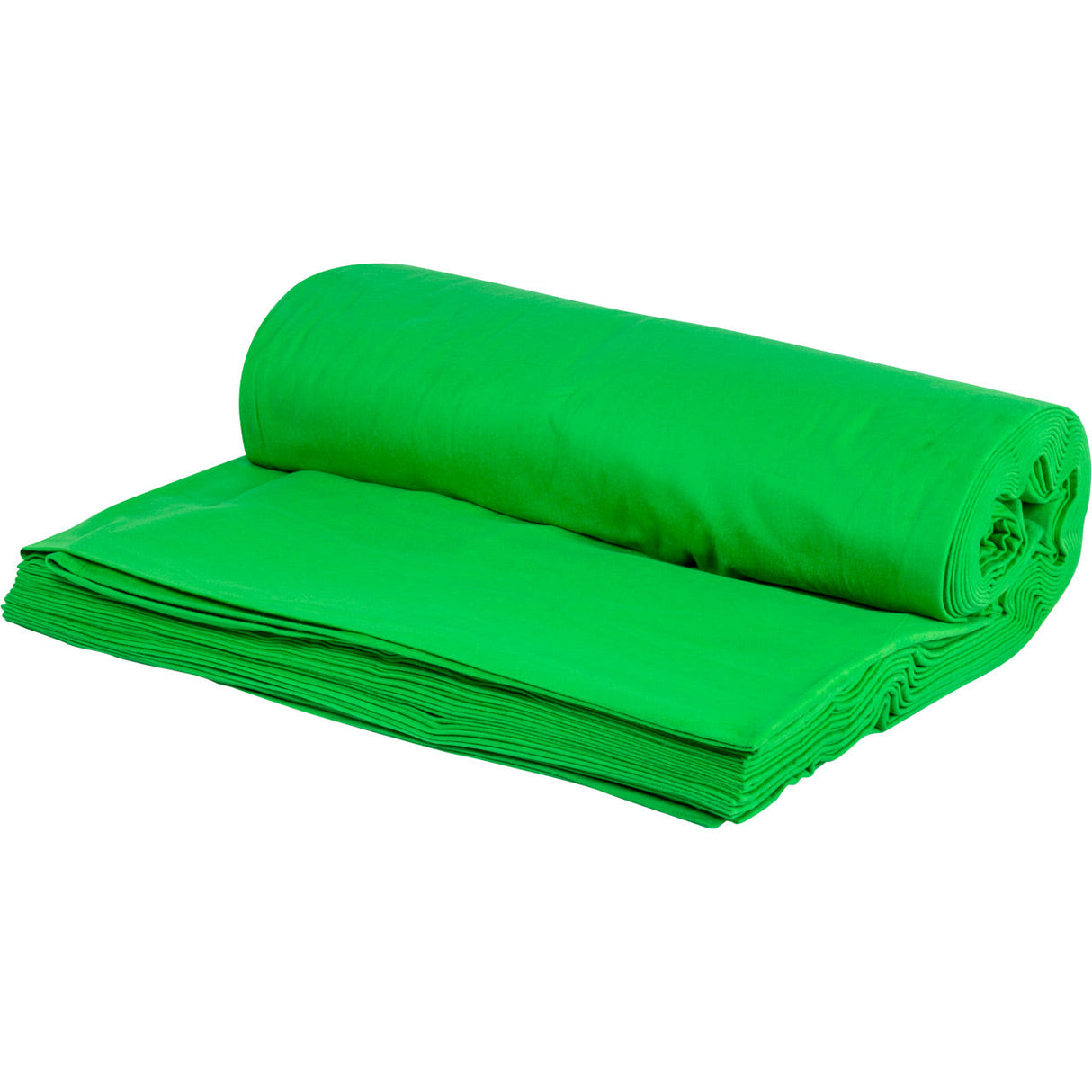 GREEN SCREEN BRANDHÆMMENDE SCENE MOLTON – 300 CM, 300 g/m² & MAT, LYS-/LYDABSORBERENDE