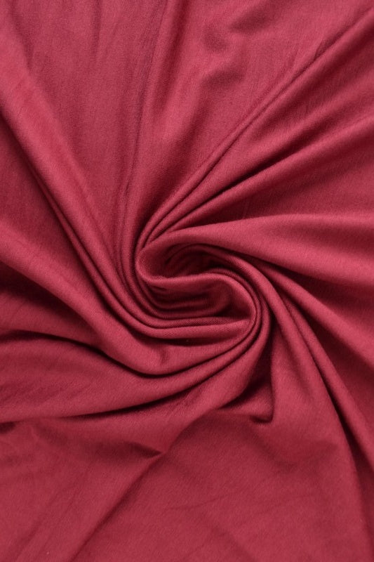 BORDEAUX VISKOSJERSEY – MJUK, ANDNINGSBAR & ELASTISK