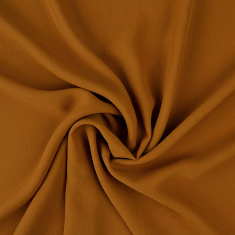 MÖRK CURRY CHIFFONG – LÄTT, TRANSPARENT & MED VACKERT FALL