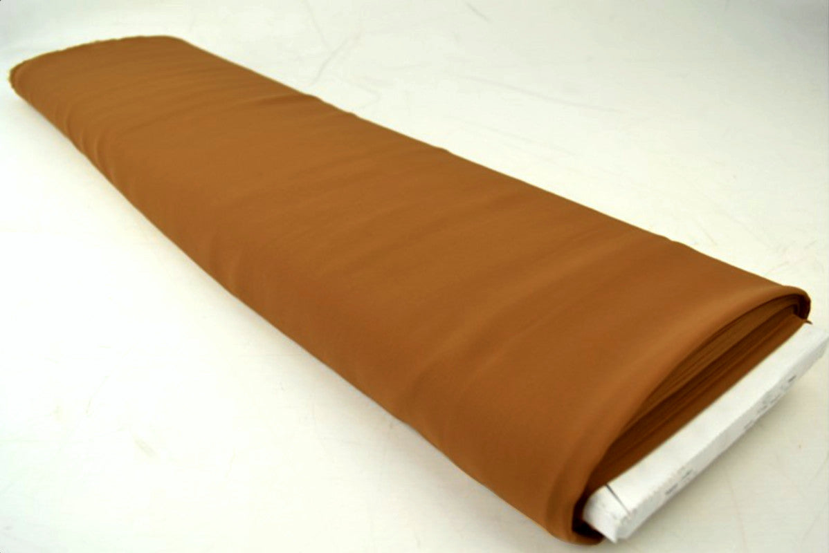 MÖRK CURRY CHIFFONG – LÄTT, TRANSPARENT & MED VACKERT FALL