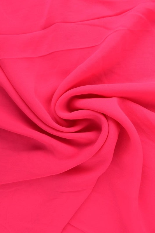 NEON PINK CHIFFONG – LÄTT, TRANSPARENT & MED VACKERT FALL