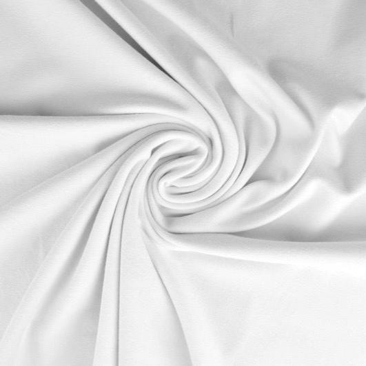 VIT BOMULLSJERSEY – NATURLIG, ANDNINGSBAR & STRETCHIG