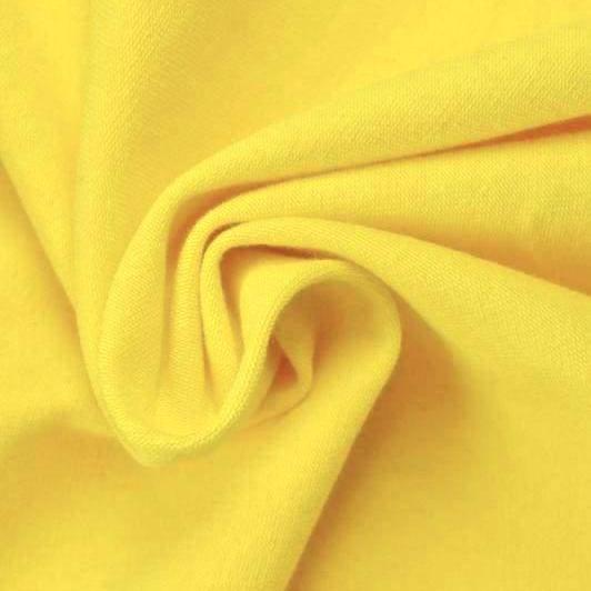 GUL BOMULLSJERSEY – NATURLIG, ANDNINGSBAR & STRETCHIG