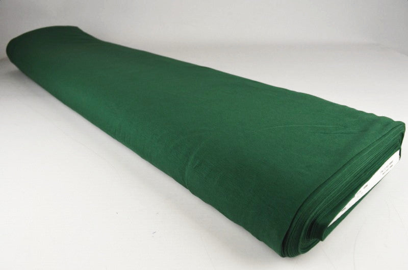 MÖRK GRÖN BOMULLSJERSEY – NATURLIG, ANDNINGSBAR & STRETCHIG