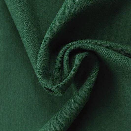 MØRKEGRØN BOMULDSJERSEY – NATURLIG, ÅNDBAR & STRÆKBAR