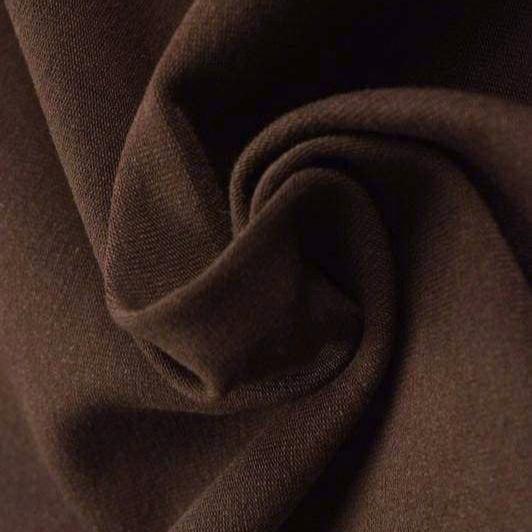 BRUN BOMULLSJERSEY – NATURLIG, ANDNINGSBAR & STRETCHIG