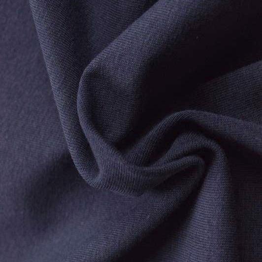 NAVY BOMULLSJERSEY – NATURLIG, ANDNINGSBAR & STRETCHIG