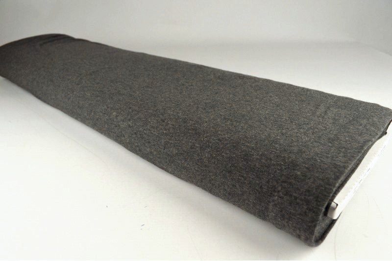 ANTRACIT MELERAD BOMULLSJERSEY – NATURLIG, ANDNINGSBAR & STRETCHIG