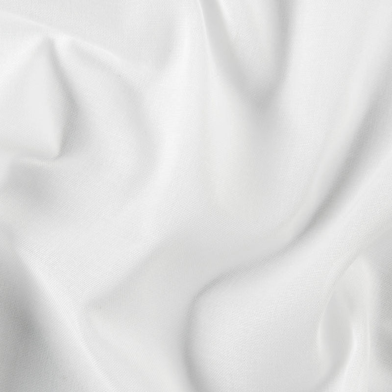 BRANDHÆMMENDE SEMI-TRANSPARENT ETAMINE GARDINSTOF - HVID