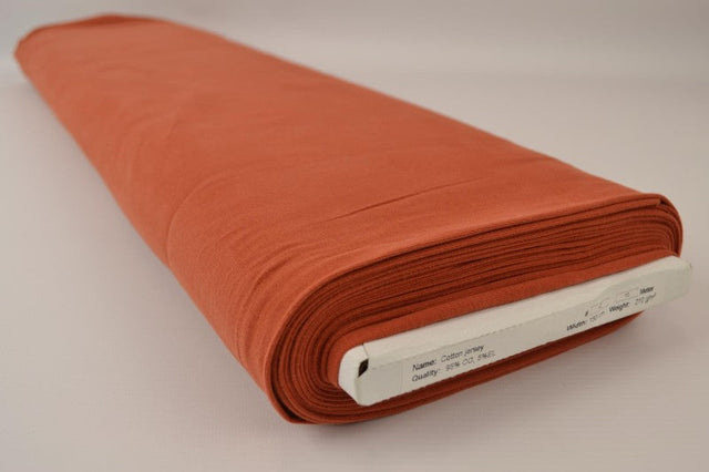 KOPPAR BOMULLSJERSEY – NATURLIG, ANDNINGSBAR & STRETCHIG